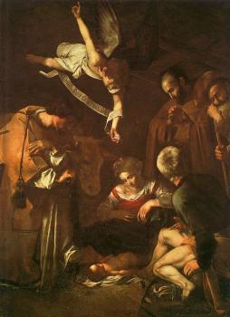米開朗基羅 梅裡西 德 卡拉瓦喬 基督誕生和聖弗蘭西斯及對勞倫斯