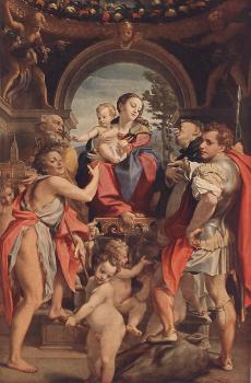 科雷喬 Madonna with St George 科雷喬 Madonna with St George
