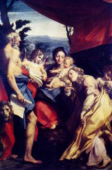 科雷喬 Madonna with St. Jerome (The Day) 科雷喬 Madonna with St. Jerome (The Day)