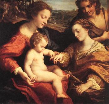 科雷喬 The Mystic Marriage of St. Catherine 科雷喬 The Mystic Marriage of St. Catherine