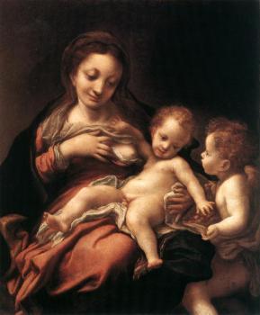 科雷喬 Virgin and Child with an Angel (Madonna del Latte) 科雷喬 Virgin and Child with an Angel (Madonna del Latte)