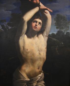 圭爾奇諾 Reni Guido St Sebastian detail 圭爾奇諾 Reni Guido St Sebastian detail