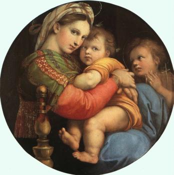 拉斐爾 Madonna della Seggiola 拉斐爾 Madonna della Seggiola