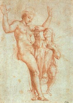 拉斐爾 Psyche presenting Venus with water from the Styx 拉斐爾 Psyche presenting Venus with water from the Styx