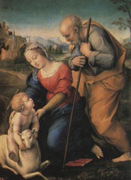 拉斐爾 The Holy Family with a Lamb