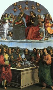 拉斐爾 The Crowning of the Virgin, Oddi altar 拉斐爾 The Crowning of the Virgin, Oddi altar