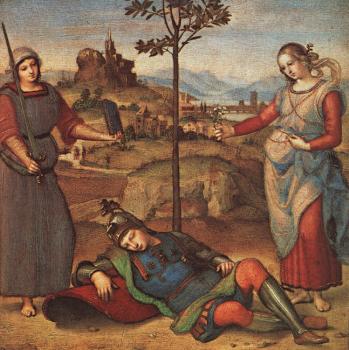拉斐爾 Allegory, The Knight's Dream 拉斐爾 Allegory, The Knight's Dream