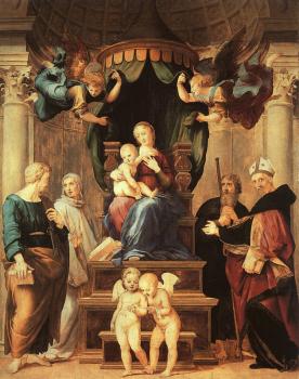 拉斐爾 Madonna del Baldacchino 拉斐爾 Madonna del Baldacchino