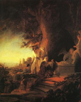 倫勃朗 The Risen Christ Appearing to Mary Magdalen 倫勃朗 The Risen Christ Appearing to Mary Magdalen