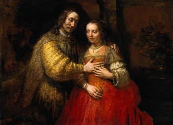 倫勃朗 Portrait of Two Figures from the Old Testament, known as 'The Jewish Bride' 倫勃朗 Portrait of Two Figures from the Old Testament, known as 'The Jewish Bride'