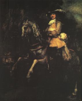 倫勃朗 Frederick Rihel on Horseback