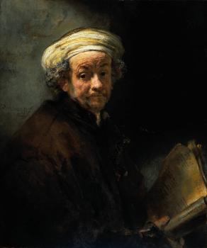 倫勃朗 Self Portrait as the Apostle St Paul 倫勃朗 Self Portrait as the Apostle St Paul
