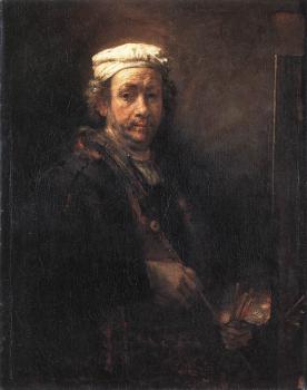 倫勃朗 Portrait of the Artist at His Easel 倫勃朗 Portrait of the Artist at His Easel