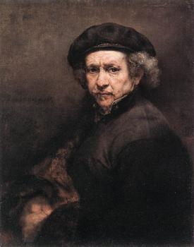 倫勃朗 Self Portrait with Beret and Turned-Up Collar 倫勃朗 Self Portrait with Beret and Turned-Up Collar