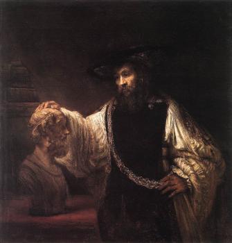 倫勃朗 Aristotle with a Bust of Homer 倫勃朗 Aristotle with a Bust of Homer