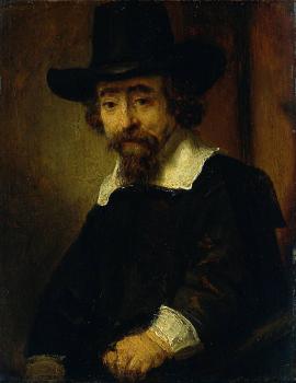 倫勃朗 Portrait of Ephraim Bueno 倫勃朗 Portrait of Ephraim Bueno