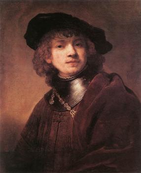 倫勃朗 Self-portrait as a Young Man 倫勃朗 Self-portrait as a Young Man