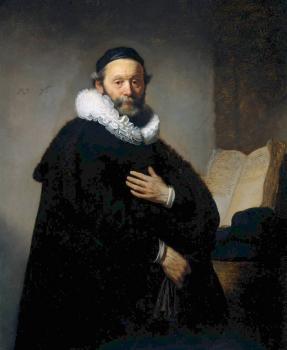 倫勃朗 Portrait of Johannes Wtenbogaert 倫勃朗 Portrait of Johannes Wtenbogaert