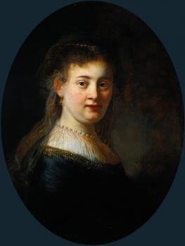 倫勃朗 Portrait of Saskia 倫勃朗 Portrait of Saskia