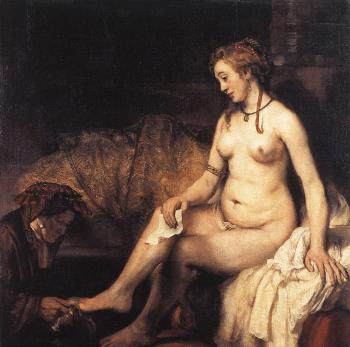 倫勃朗 Bathsheba at her Bath 倫勃朗 Bathsheba at her Bath