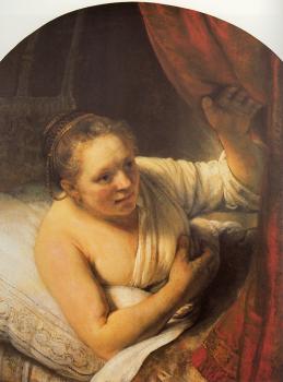 倫勃朗 Woman in bed 倫勃朗 Woman in bed