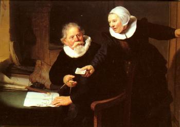 倫勃朗 The Shipbuilder and his Wife 倫勃朗 The Shipbuilder and his Wife