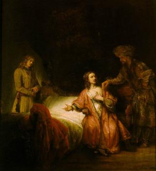 倫勃朗 Joseph Accused by Potiphar's Wife 倫勃朗 Joseph Accused by Potiphar's Wife