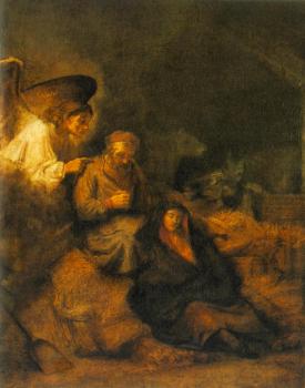 倫勃朗 The Dream of St Joseph 倫勃朗 The Dream of St Joseph