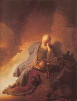 倫勃朗 Jeremiah Lamenting the Destruction of Jerusalem 倫勃朗 Jeremiah Lamenting the Destruction of Jerusalem