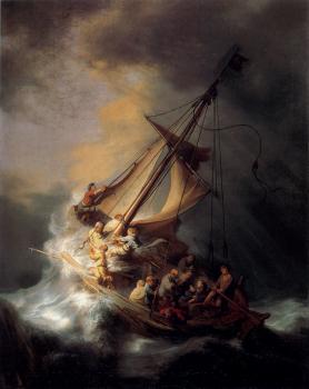 倫勃朗 The Storm on the Sea of Galilee