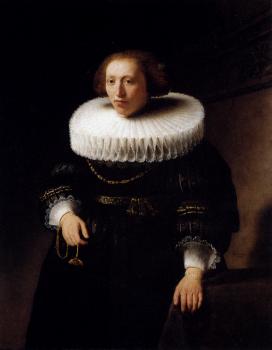 倫勃朗 Portrait of a woman 倫勃朗 Portrait of a woman