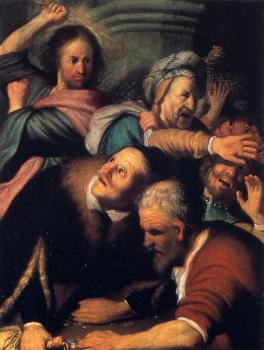 倫勃朗 Christ Driving the Moneychangers from the Temple 倫勃朗 Christ Driving the Moneychangers from the Temple