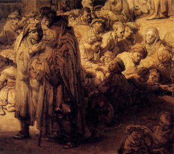 倫勃朗 Preaching of St John the Baptis 倫勃朗 Preaching of St John the Baptis