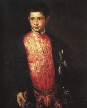 提香 Portrait of Ranuccio Farnese 提香 Portrait of Ranuccio Farnese