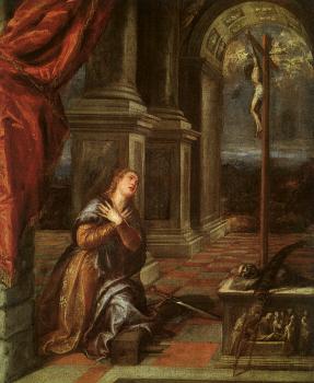提香 St. Catherine of Alexandria at Prayer 提香 St. Catherine of Alexandria at Prayer