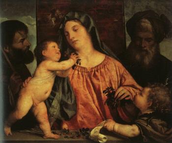 提香 Madonna of the Cherries 提香 Madonna of the Cherries