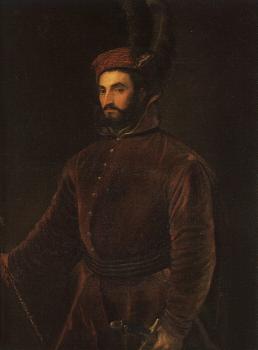 提香 Portrait of Ippolito de Medici 提香 Portrait of Ippolito de Medici