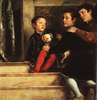 提香 Votive Portrait of the Vendramin Family 提香 Votive Portrait of the Vendramin Family