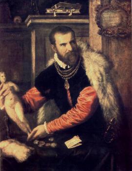 提香 Portrait of Jacopo Strada 提香 Portrait of Jacopo Strada