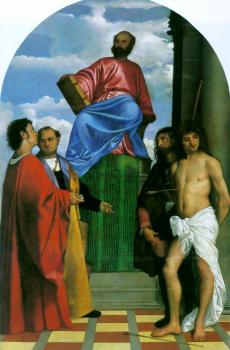 提香 Saint Mark Enthroned 提香 Saint Mark Enthroned