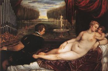 提香 Venus with Organist and Cupid