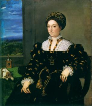 提香 Portrait of Eleonora Gonzaga 提香 Portrait of Eleonora Gonzaga